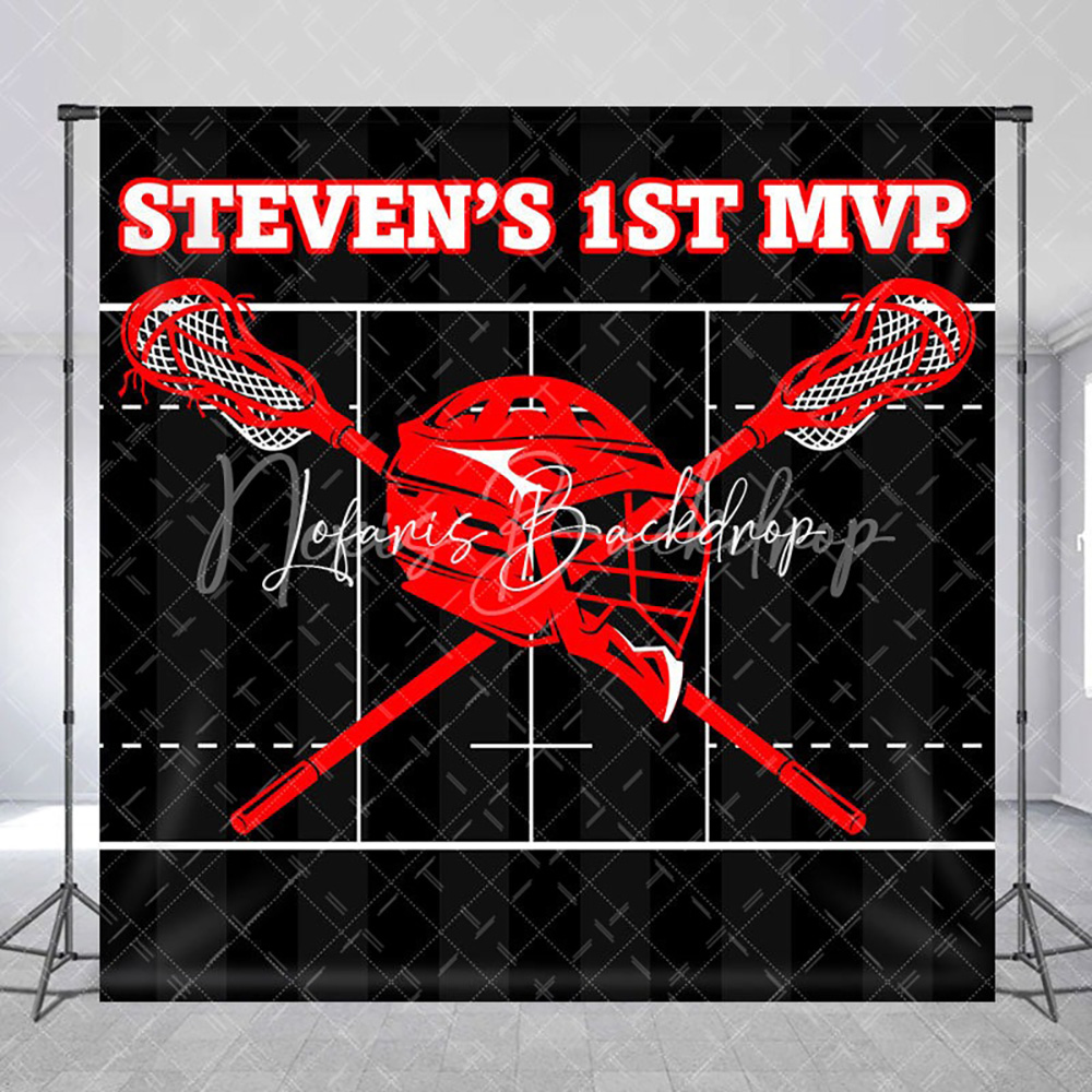 Party Games Name - Fundo Personalizado Preto e Vermelho para