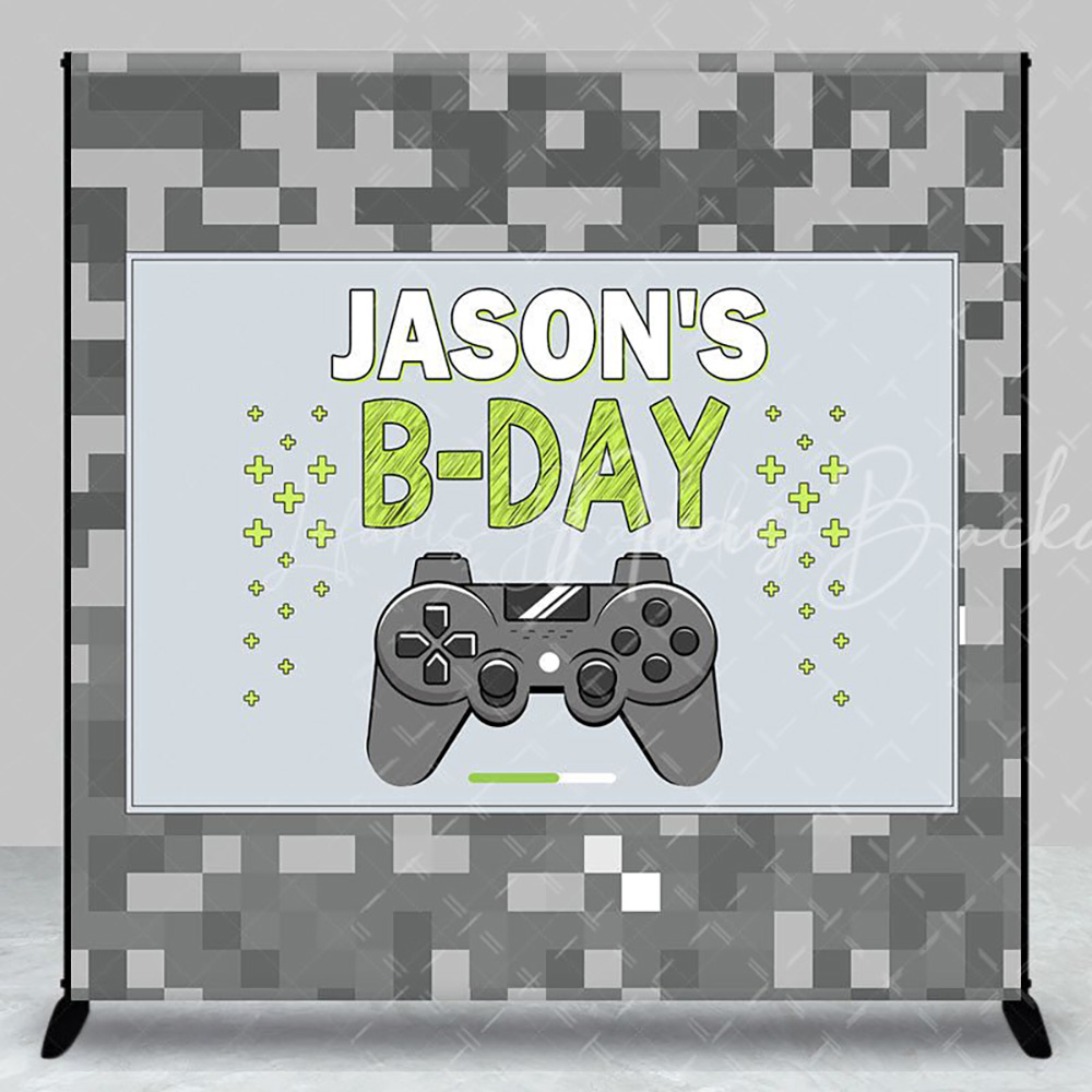 Party Games Name - Cenário de aniversário com nome personalizado,