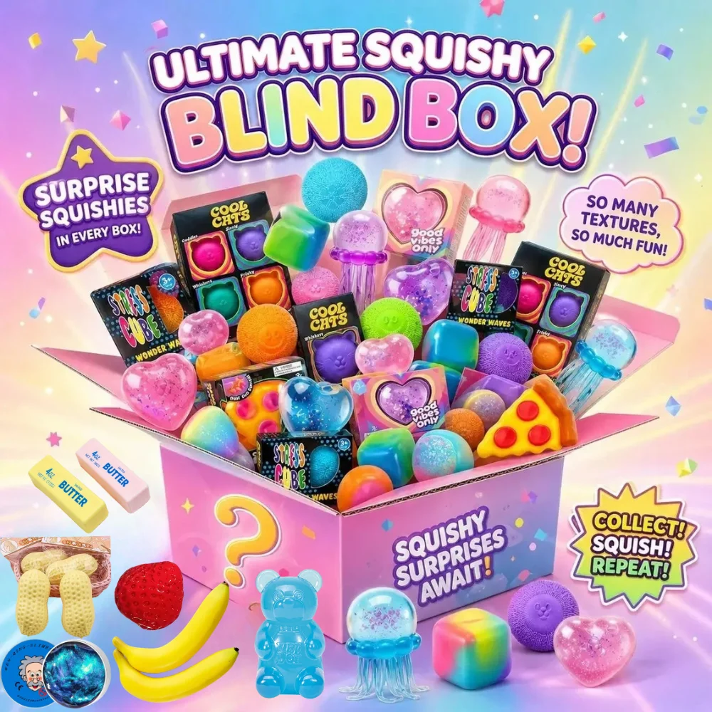 Caixa Misteriosa Squishy, Conj - Party Games For Adults And Kids avaliação e preço