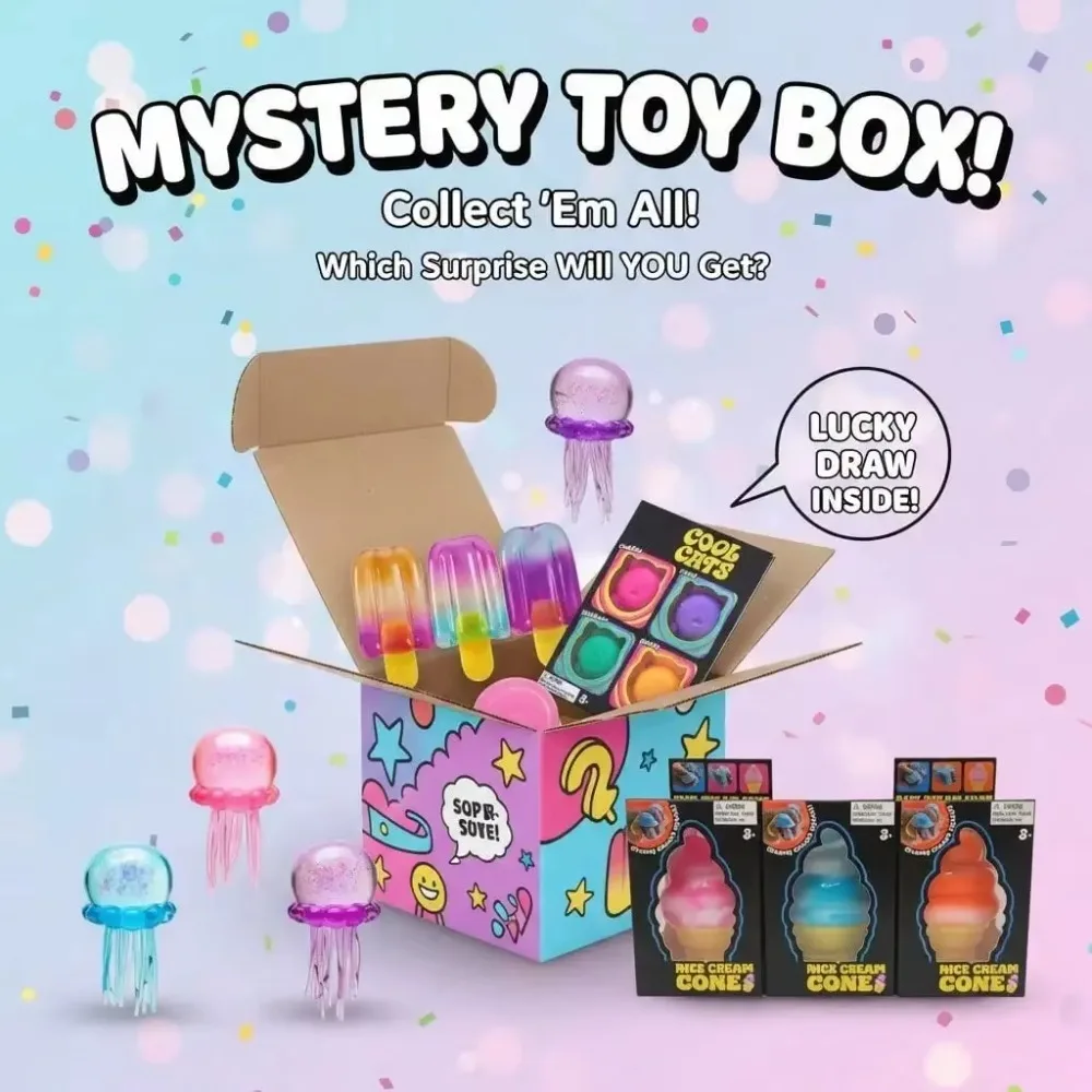 Caixa Misteriosa Squishy, Conj - Party Games For Adults And Kids avaliação e preço