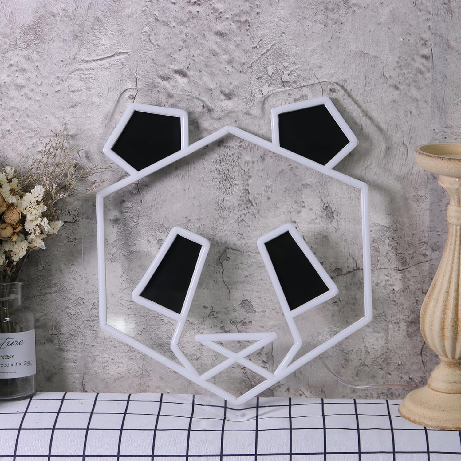 Panda sinal de néon usb regulá - Zoo Party Games avaliação e preço