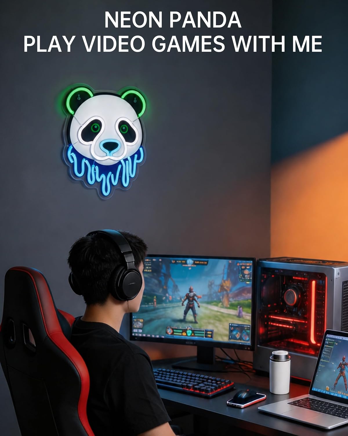 Luminária de Neon LED Panda US - Zoo Party Games avaliação e preço